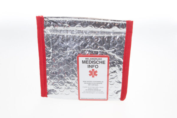 SOS-noodtasje-met EEC card SOS-noodtasje-met EEC card